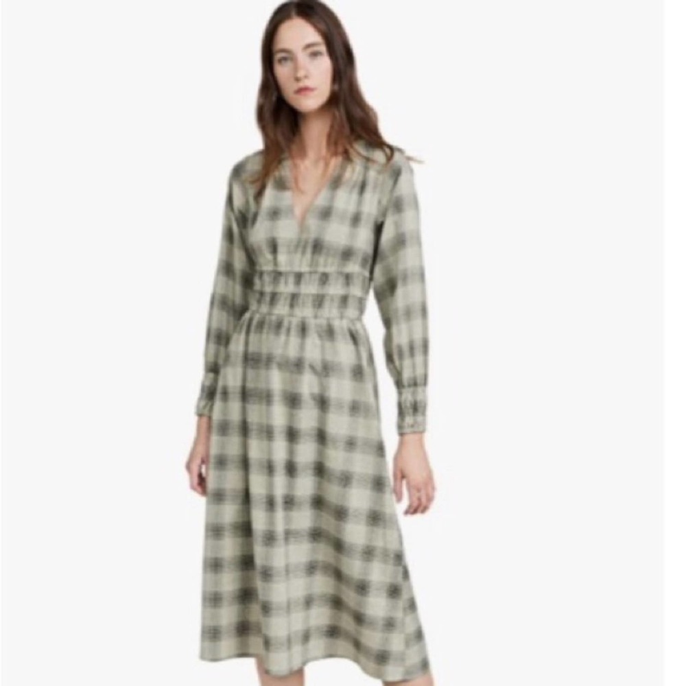 BB Dakota long sleeve plaid  Dress Women size Small NWT